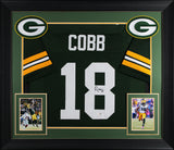 Randall Cobb Authentic Signed Green Pro Style Framed Jersey JSA Witnessed