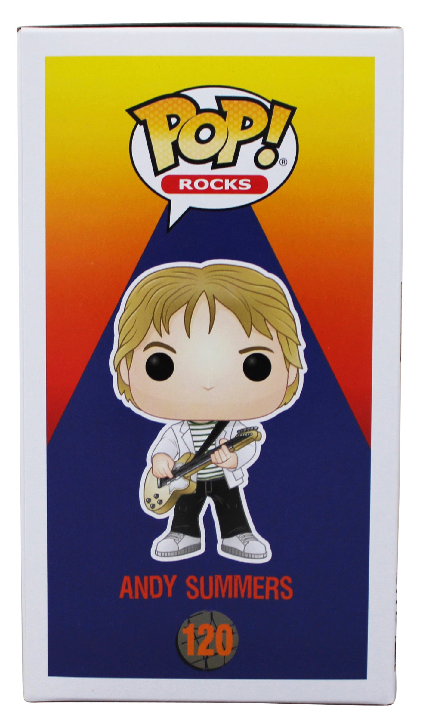 Andy Summers The Police Signed #120 Funko Pop Vinyl Figure BAS #BU55096