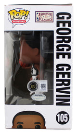 Spurs George Gervin Authentic Signed #105 Funko Pop Vinyl Figure BAS #BY103572