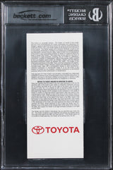 Shaquille O'Neal Signed 4/2/13 #34 Retirement Ticket Stub Card Auto 10! BAS Slab