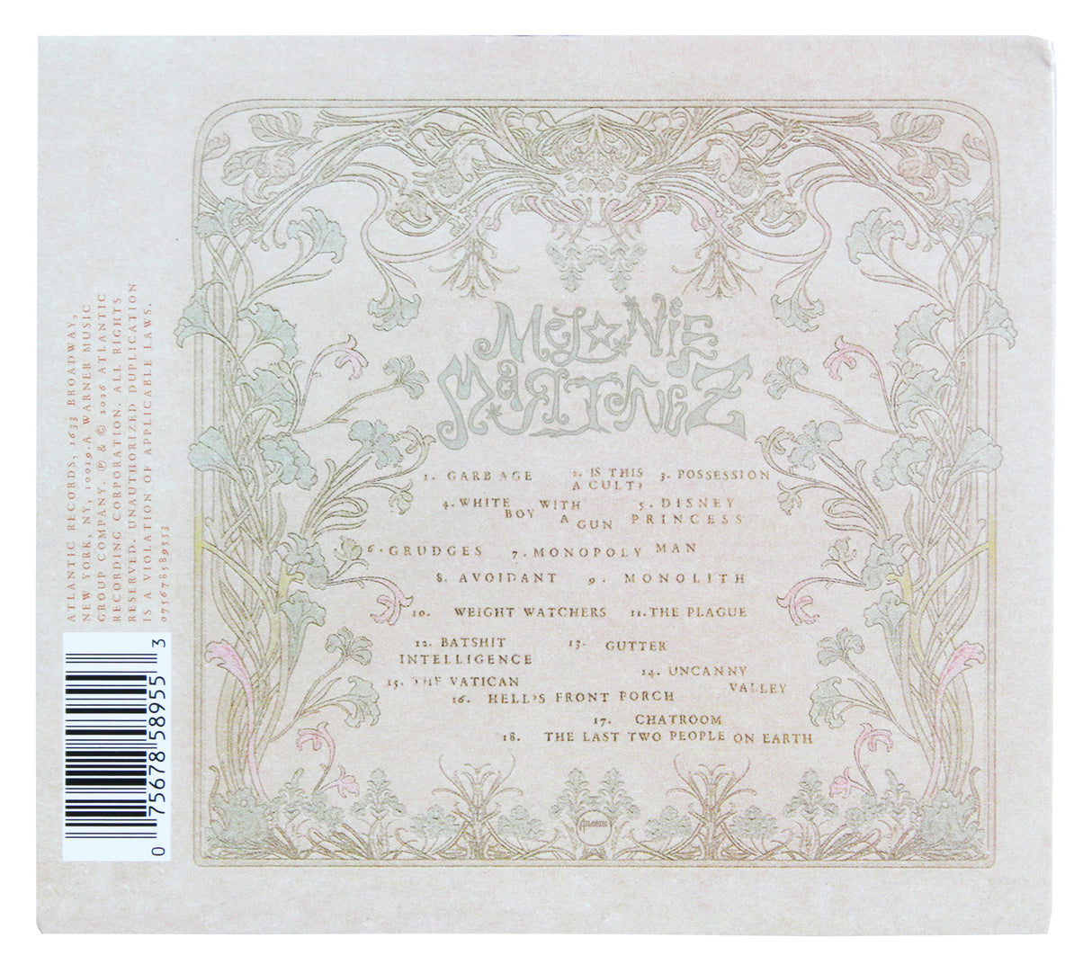 Melanie Martinez Authentic Signed Hades Cd Insert W/ Disk Autographed BAS