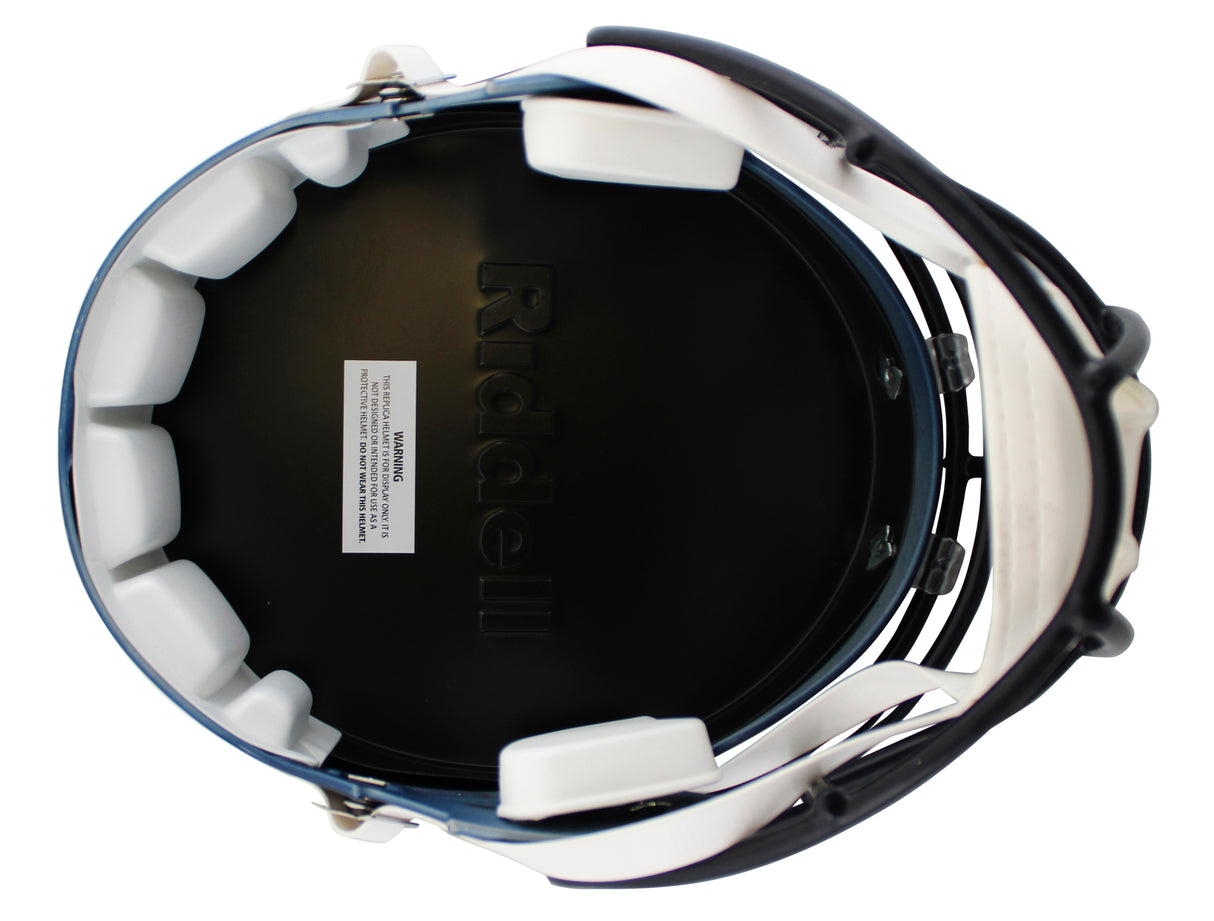 Broncos Rod Smith & Ed McCaffrey Signed F/S Speed Rep Helmet W/ Case BAS Witness