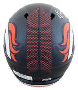 Broncos Ed McCaffrey Signed Full Size Speed Rep Helmet W/ Case BAS Witnessed 2