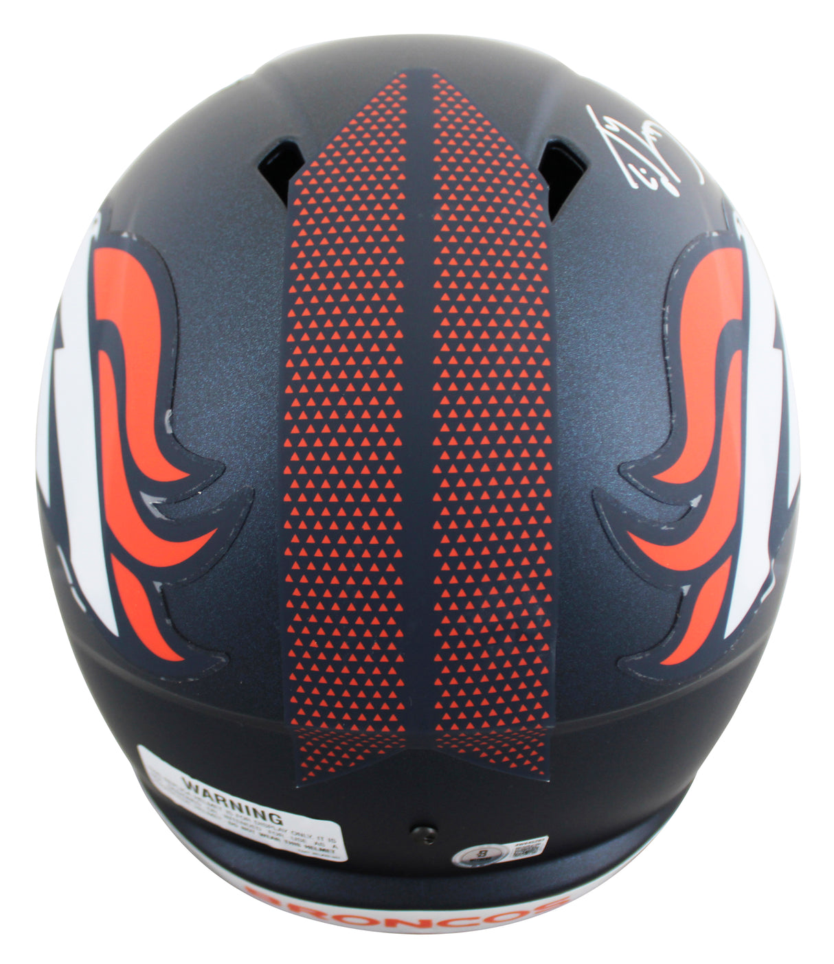 Broncos Ed McCaffrey Authentic Signed Full Size Speed Rep Helmet BAS Witnessed 2