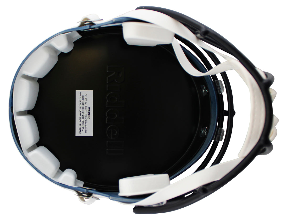 Broncos Rod Smith "MHS" Signed Full Size Speed Rep Helmet W/ Case BAS Witnessed