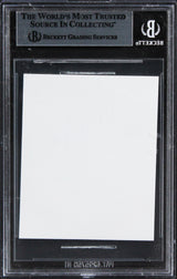 UCLA John Wooden "Best Wishes, UCLA" Signed 2.5x3 Cut Signature BAS Slabbed