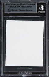 UCLA John Wooden "Best Wishes, UCLA" Signed 2.5x3 Cut Signature BAS Slabbed