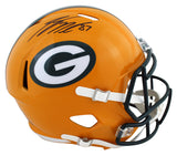 Packers Jordy Nelson Signed Full Size Speed Rep Helmet W/ Case BAS Witnessed