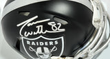 Jason Witten Autographed Raiders Blaze Mini Helmet - Beckett W Auth *Silver