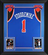 Amar'e Stoudemire Authentic Signed Blue Pro Style Framed Jersey BAS Witnessed