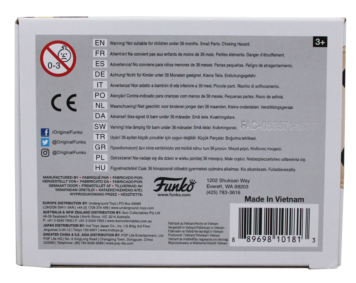 Tilda Swinton Doctor Strange Signed #171 Funko Pop Vinyl Figure BAS #BU55080