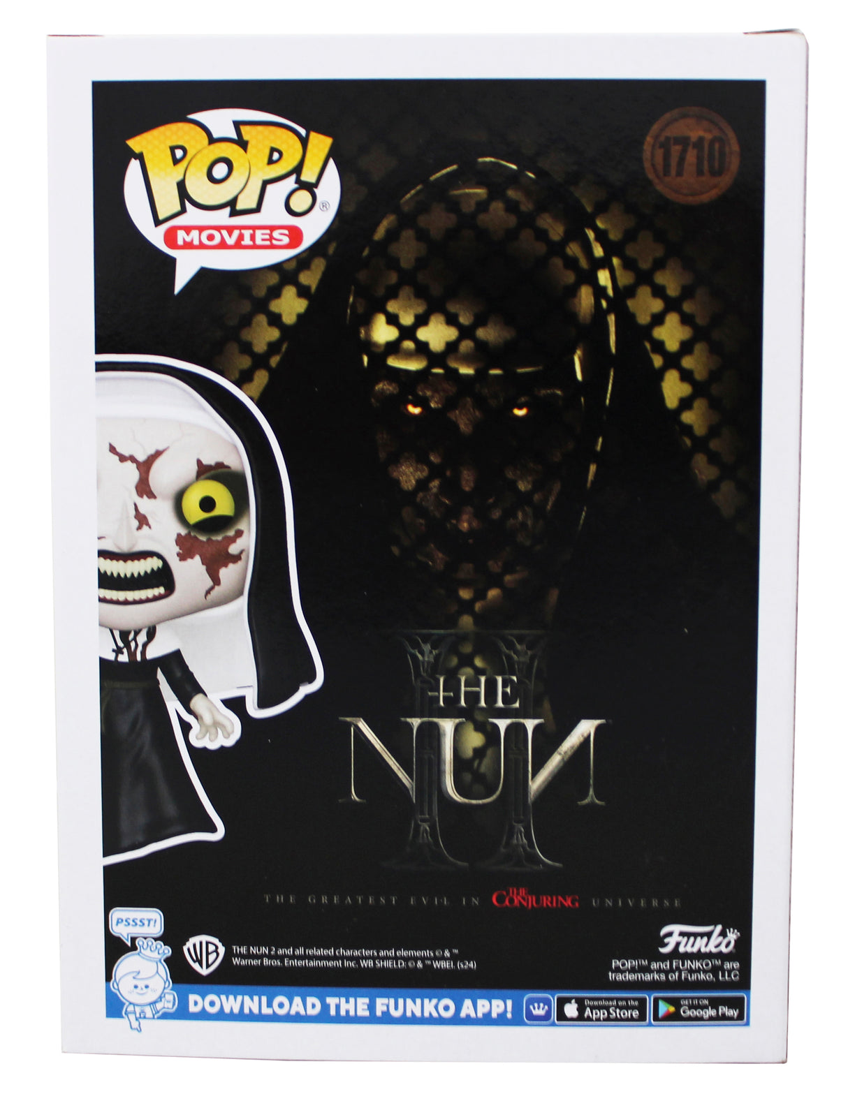 Bonnie Aarons The Nun II "Valak" Signed #1710 Funko Pop Vinyl Figure BAS Witness