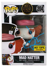 Johnny Depp Alice in Wonderland Signed Mad Hatter Funko Pop Vinyl Figure BAS