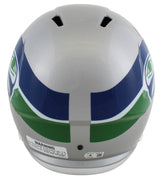 Seahawks Steve Largent "HOF" Signed 1983-01 TB F/S Speed Rep Helmet W/ Case BAS