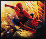 Stan Lee Marvel Authentic Signed & Framed 20x24 Spider-Man Canvas PSA #W18573