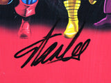 Stan Lee Marvel Authentic Signed & Framed 20x24 Marvel Cast Canvas PSA #W18588