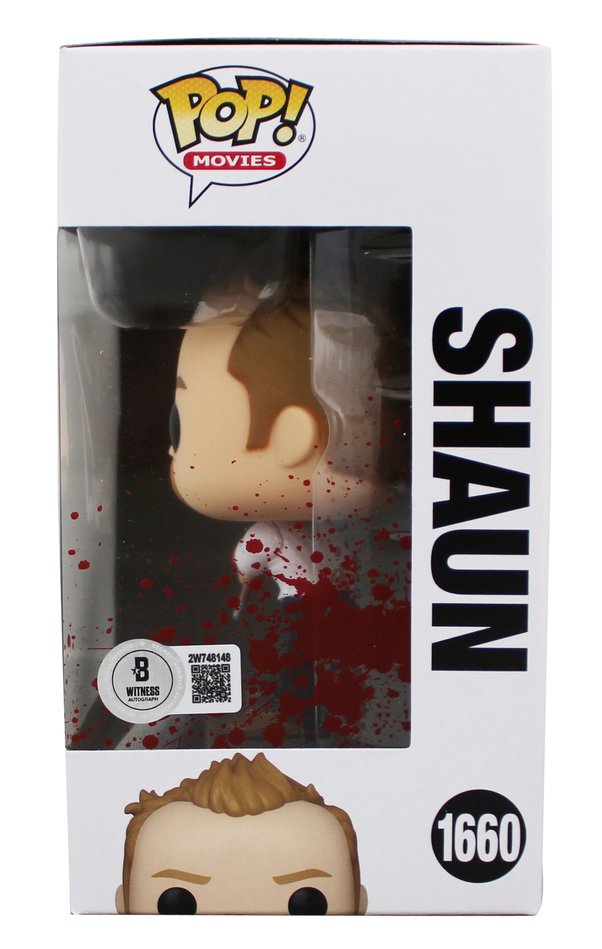 Simon Pegg Shaun of the Dead "Shaun" Signed #1660 Funko Pop Vinyl Figure BAS Wit