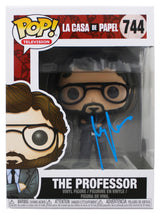 Alvaro Morte Signed The Professor #744 Funko Pop Vinyl Figure BAS #BU55075