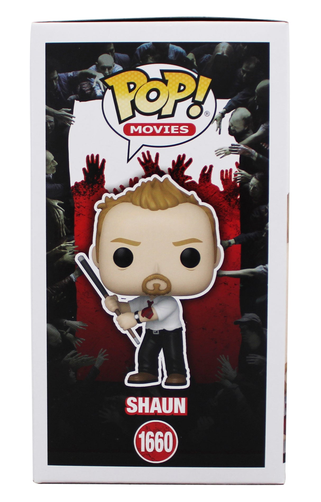 Simon Pegg Shaun of the Dead "Shaun" Signed #1660 Funko Pop Vinyl Figure BAS Wit