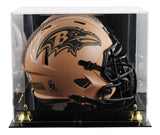 Ravens Ray Lewis Signed STS II Full Size Speed Rep Helmet W/ Case BAS Witnessed