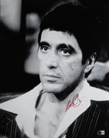Al Pacino Scarface Authentic Signed 16x20 Vertical B&W Photo Autographed BAS