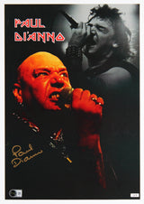 Paul Di'Anno Iron Maiden Authentic Signed 11.75x16.5 Poster Autographed BAS