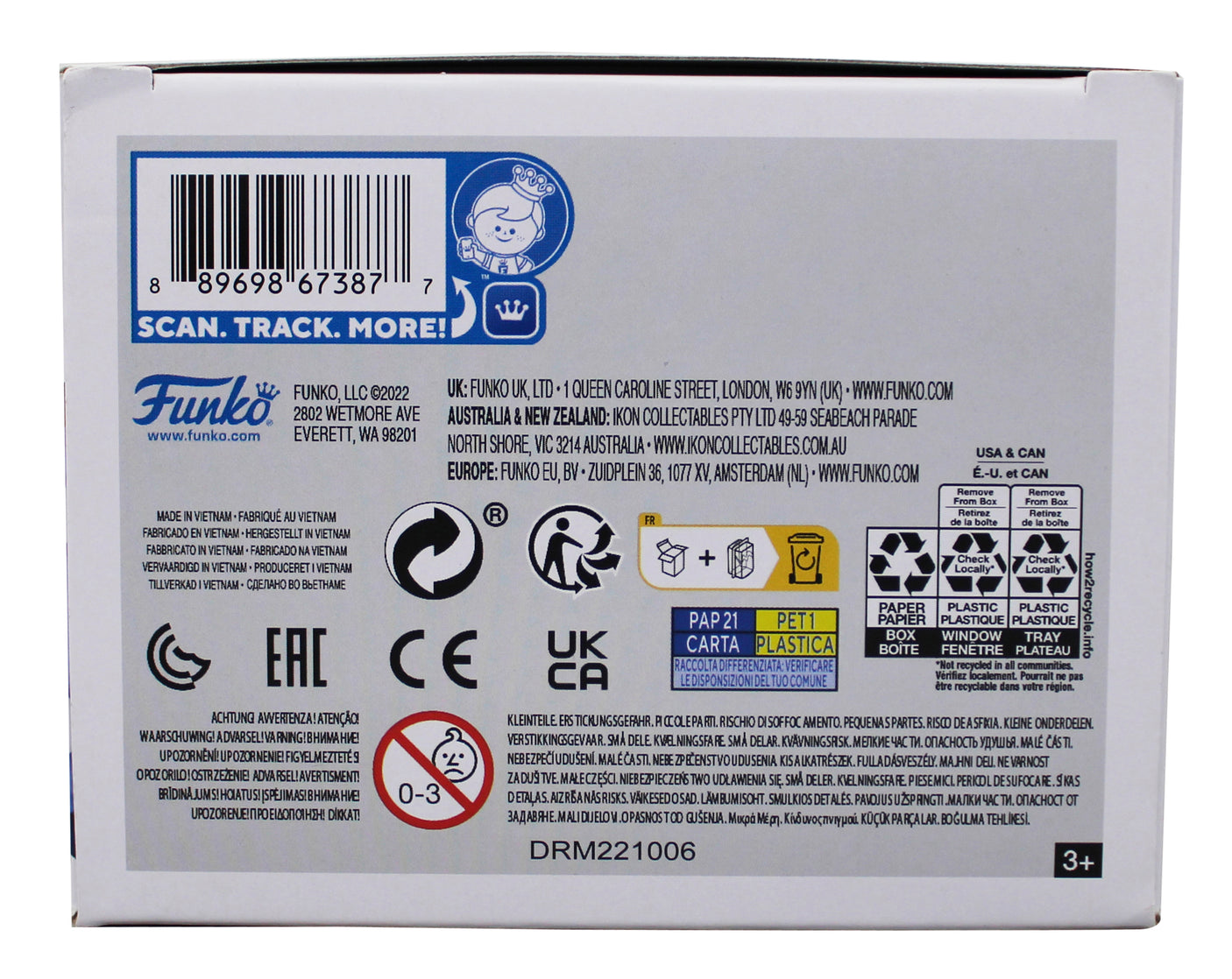 Tilda Swinton Pinocchio Signed Wood Sprite #1298 Funko Pop Vinyl Figure BAS 2