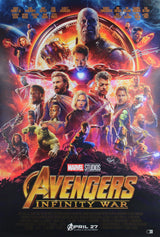Benedict Cumberbatch & Pom Klementieff Avengers Signed 27x40 Poster BAS 3