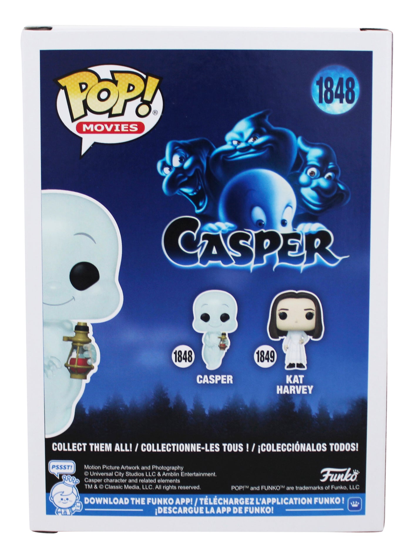 Devon Sawa "Casper" Signed Casper #1848 Funko Pop Vinyl Figure BAS Wit #4W168224