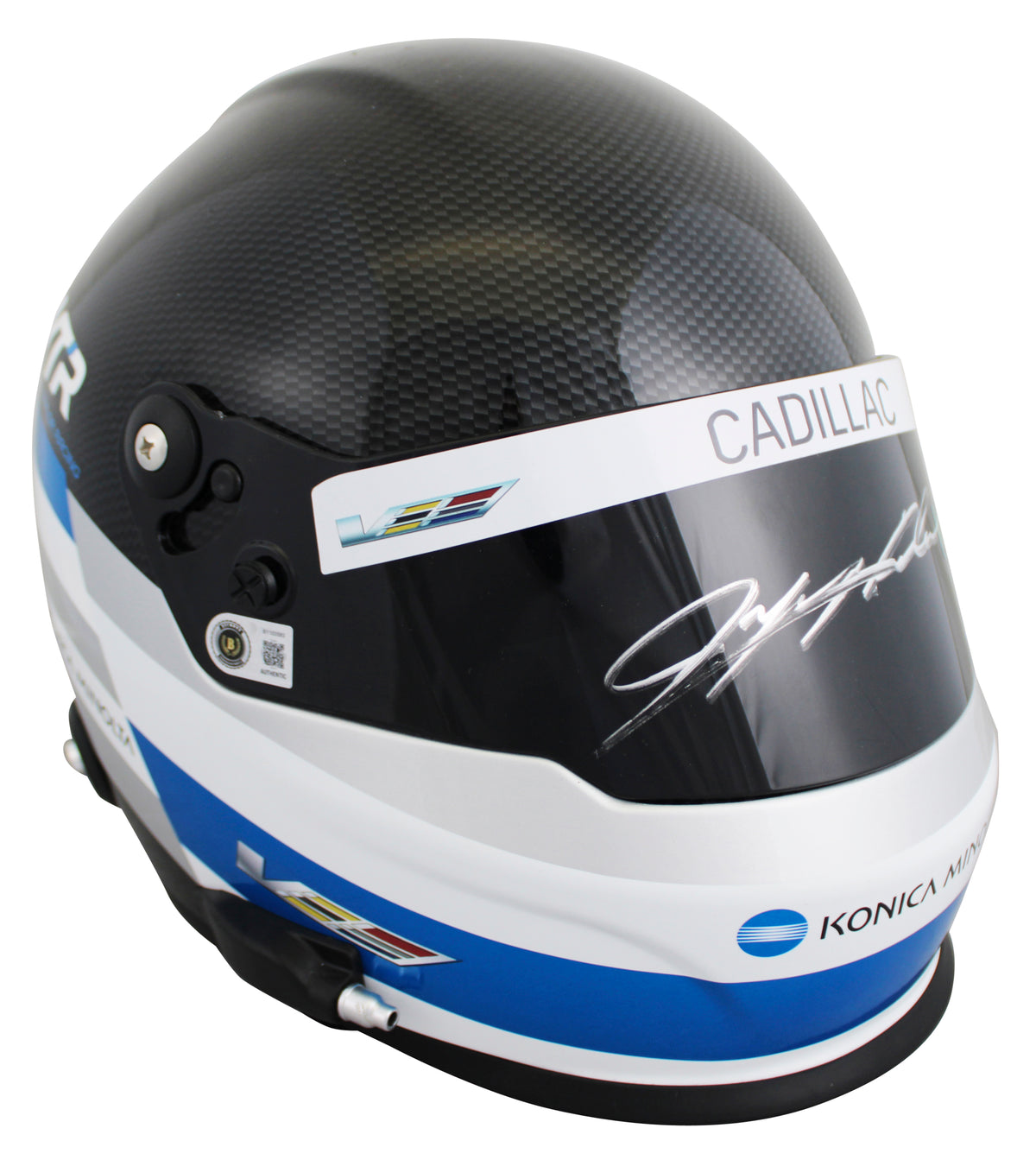 NASCAR Jeff Gordon Authentic Signed Cadillac F/S Replica Helmet BAS #BY103583