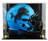 Lions Jameson Williams Signed Rave Full Size Speed Rep Helmet W/ Case BAS Wit