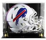 Bills Keon Coleman Signed Full Size Speed Rep Helmet W/ Case BAS Witnessed