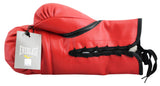 Riddick Bowe Authentic Signed Right Hand Red Everlast Boxing Glove BAS #BY031097