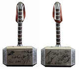 Avengers (17) Downey Jr., Evans, Jackson +14 Signed Thor Mjolnir Prop Hammer BAS