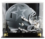 Cowboys CeeDee Lamb Signed Slate Full Size Speed Rep Helmet W/ Case Fanatics
