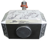 Avengers (17) Downey Jr., Evans, Jackson +14 Signed Thor Mjolnir Prop Hammer BAS