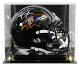 Ravens Terrell Suggs Signed Full Size Speed Rep Helmet W/ Case BAS Witnessed
