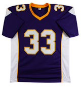 Aaron Jones Authentic Signed Purple Throwback Pro Style Jersey BAS Witnessed