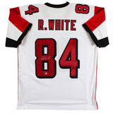 Roddy White Authentic Signed White Pro Style Jersey Autographed BAS Witnessed