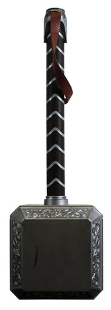 Avengers (17) Downey Jr., Evans, Jackson +14 Signed Thor Mjolnir Prop Hammer BAS