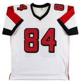 Roddy White Authentic Signed White Pro Style Jersey Autographed BAS Witnessed