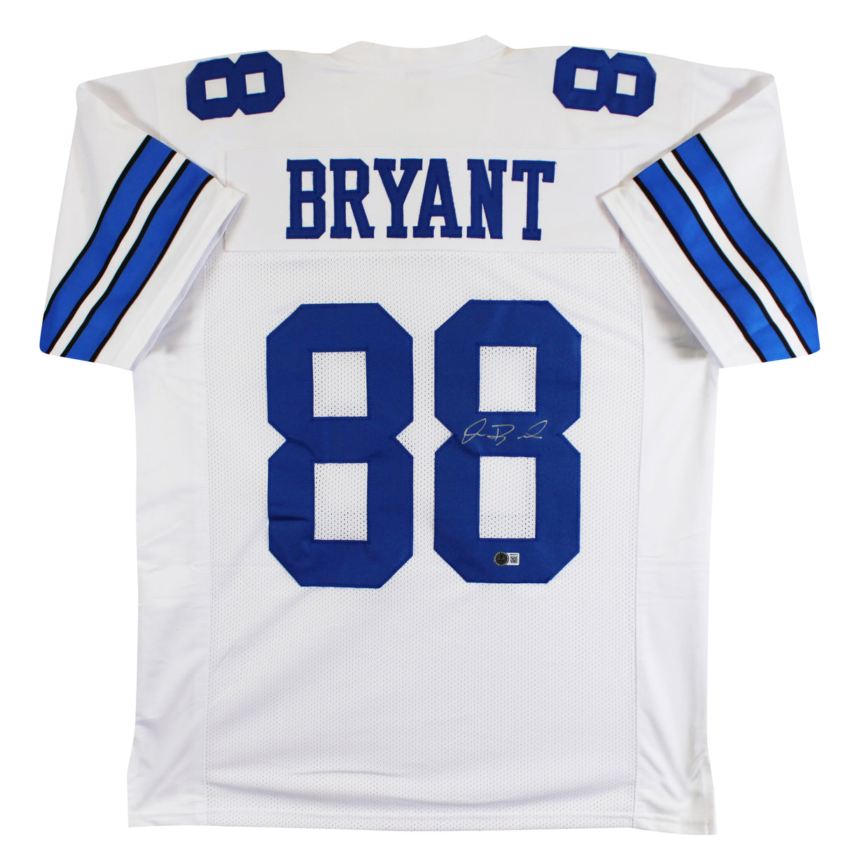 Dez Bryant Authentic Signed White Pro Style Jersey Autographed BAS Witnessed