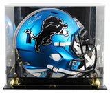 Lions Sam LaPorta Signed 2024 On Field Alt F/S Speed Rep Helmet W/ Case BAS Wit