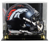 Broncos Shannon Sharpe Signed Full Size Speed Proline Helmet W/ Case BAS Witness