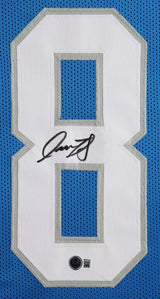 Isaac TeSlaa Authentic Signed Blue Pro Style Framed Jersey BAS Witnessed