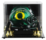 Oregon Christian Gonzalez Signed Speed Mini Helmet W/ Case BAS Witnessed