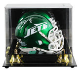 Jets Boomer Esiason Authentic Signed Speed Mini Helmet W/ Case BAS Witnessed