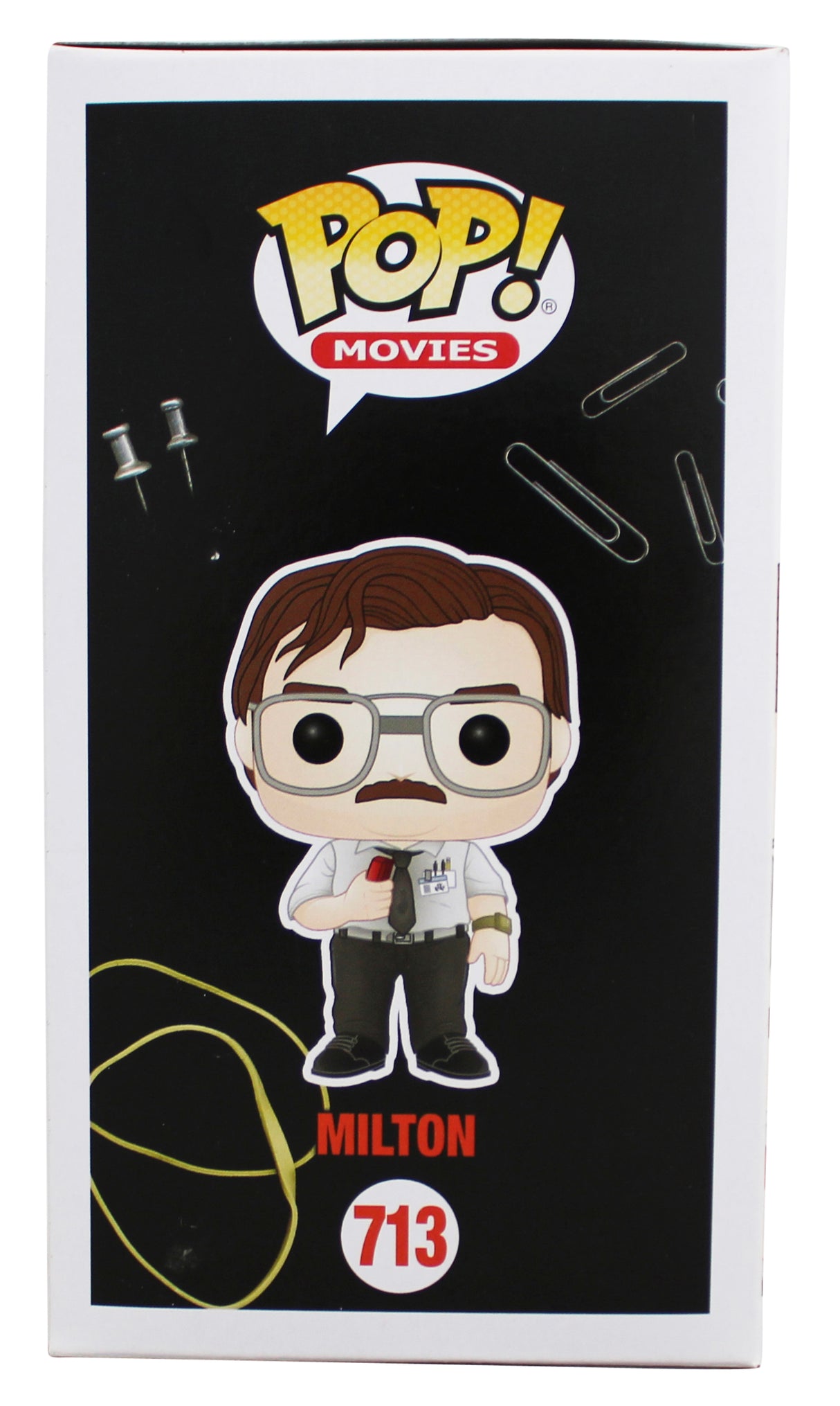 Stephen Root Office Space Signed Milton #713 Funko Pop Figure BAS #BY069732