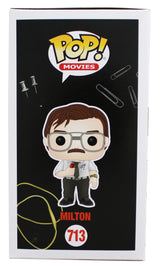 Stephen Root Office Space Signed Milton #713 Funko Pop Figure BAS #BY069732