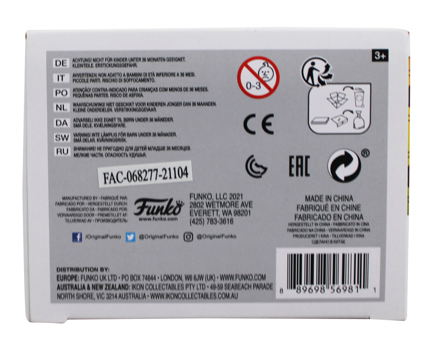 Dan Mintz Bob's Burgers Signed Tina Belcher #76 Funko Pop Vinyl Figure BAS 1